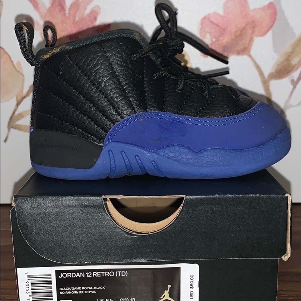 Retro Jordan 12 Black Game Royal